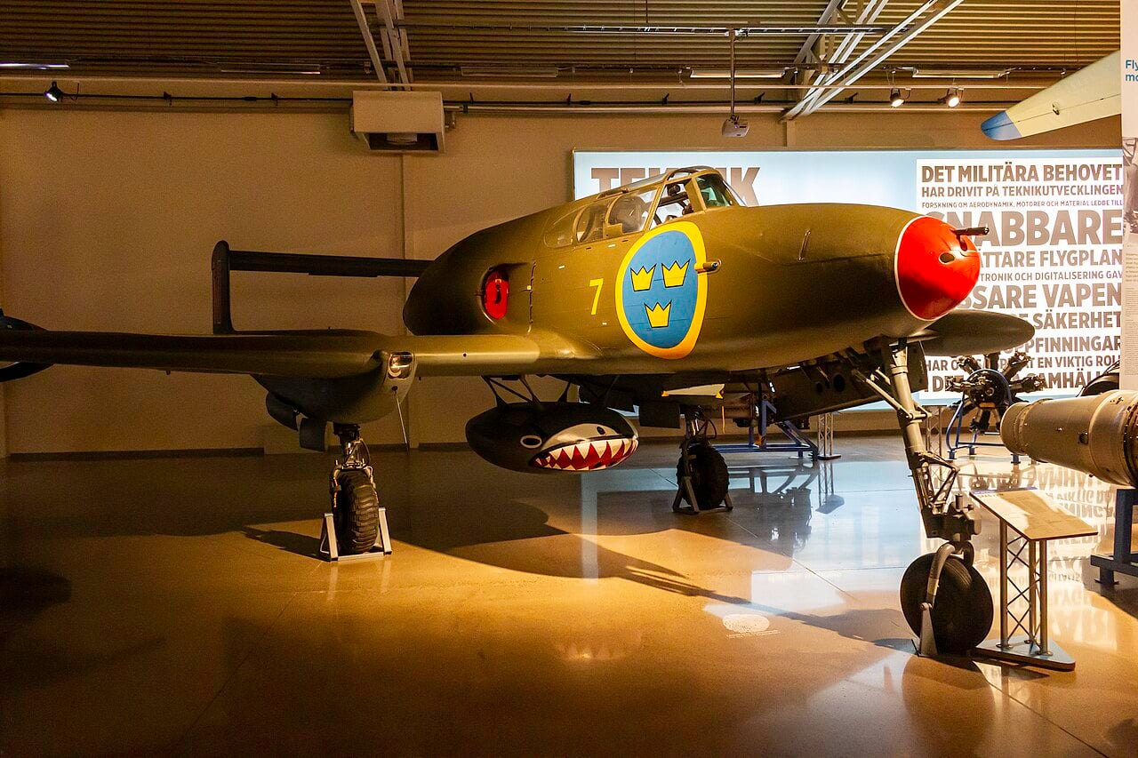 La Saab J21R a propulsione a reazione