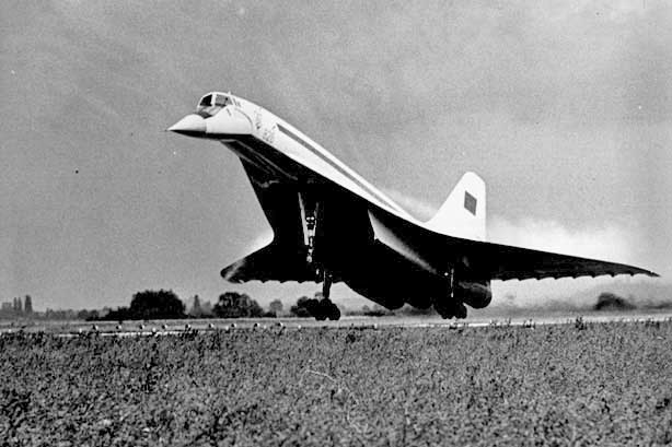 Tupolev Tu-144 conservado en un museo