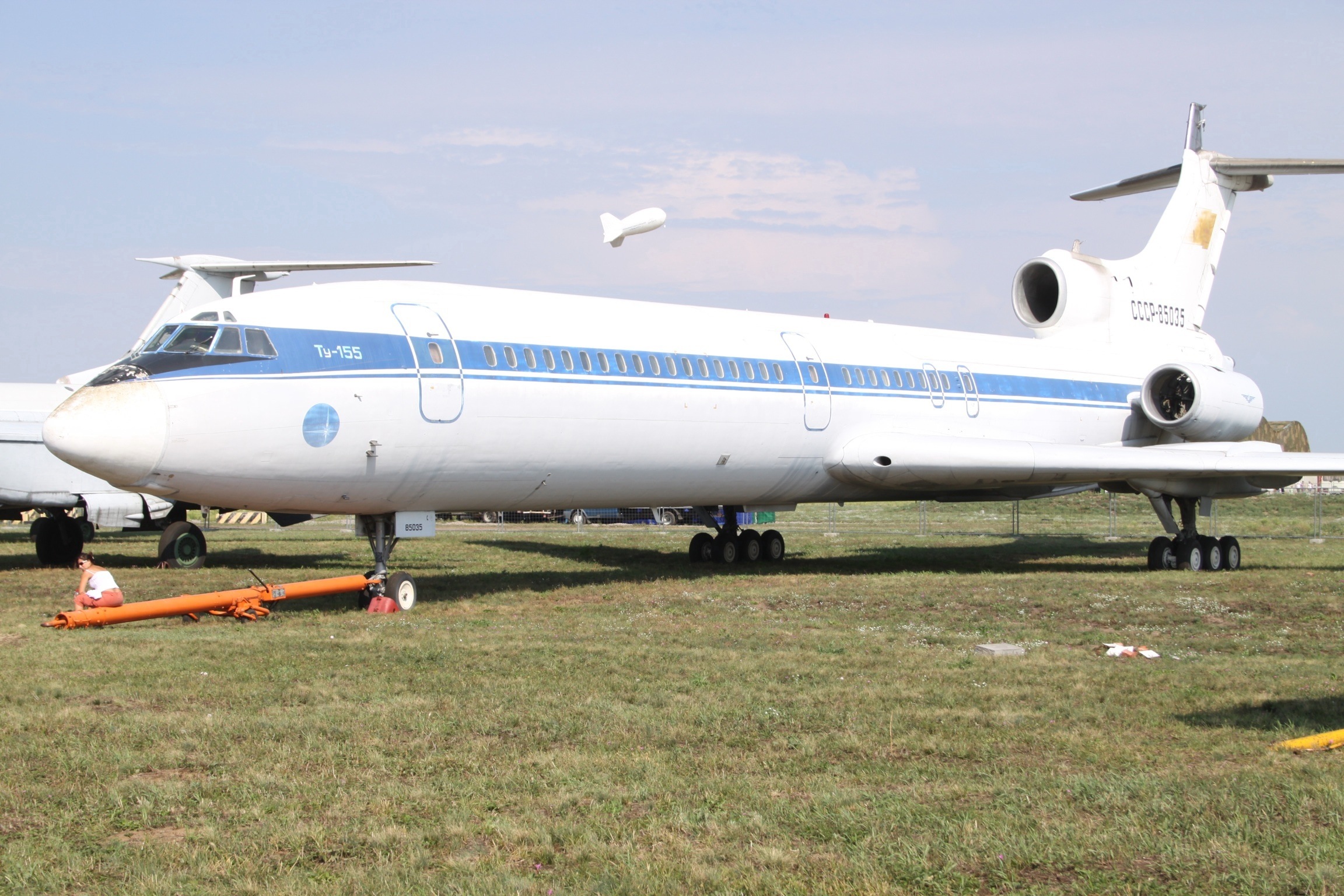 Tupolew Tu-155 wasserstoffbetriebenes Flugzeug Tupolev Tu 155 Wasserstoffbetriebenes Flugzeug