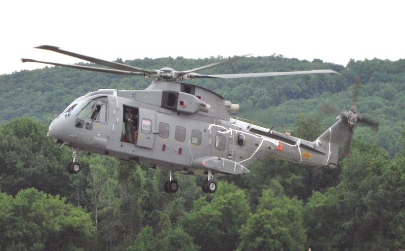 Un VH-71 Kestrel en cours d'essais
