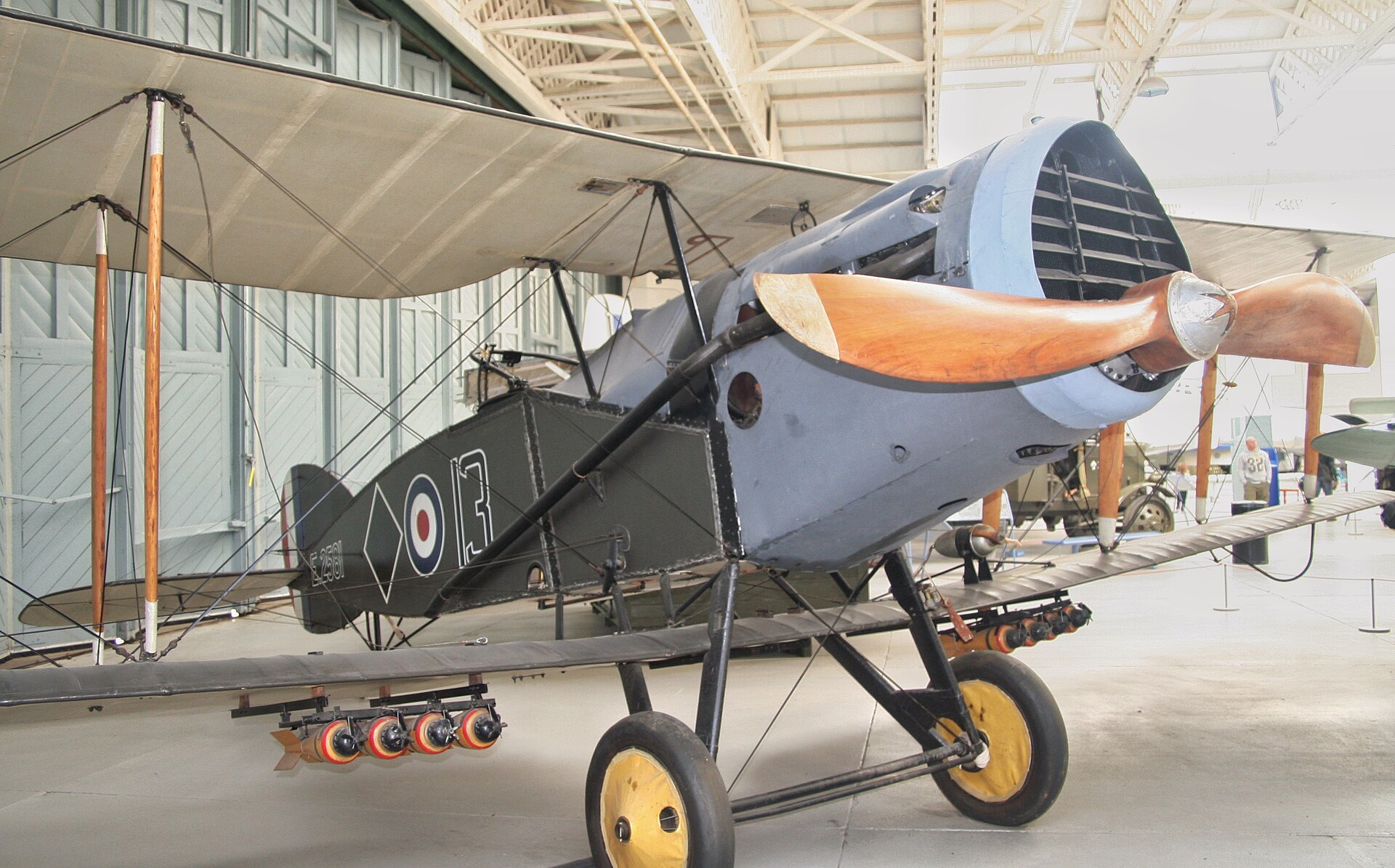 A First World War two-seat reconnaissance biplane