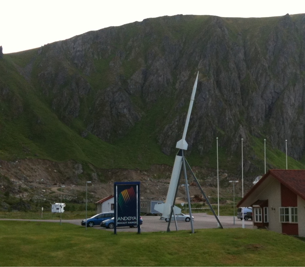 Raketenstartanlage auf dem Raketentestgelände Andøya in Nordnorwegen