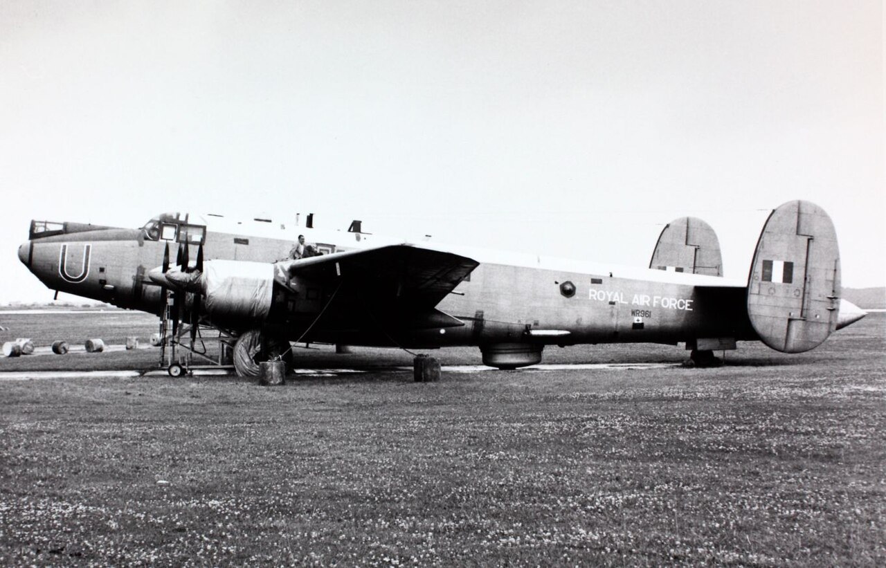 Avro Shackleton four Griffon engines with contra-rotating propellers