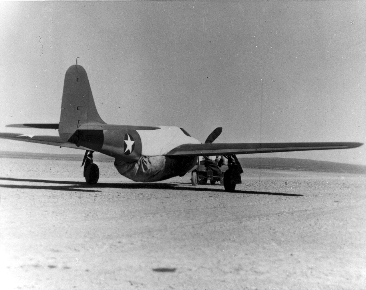 Bell XP-59A Airacomet at Muroc Dry Lake