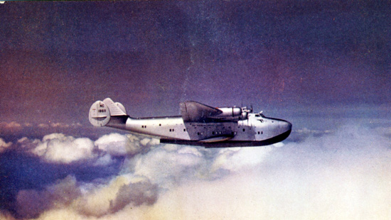 Un Boeing 314 Clipper in volo