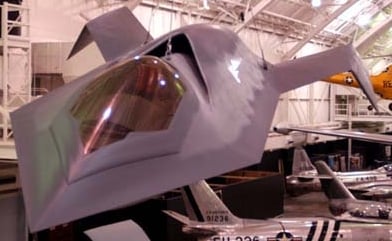 Avión Boeing Bird of Prey en el Museo Nacional de la Fuerza Aérea de los Estados Unidos.