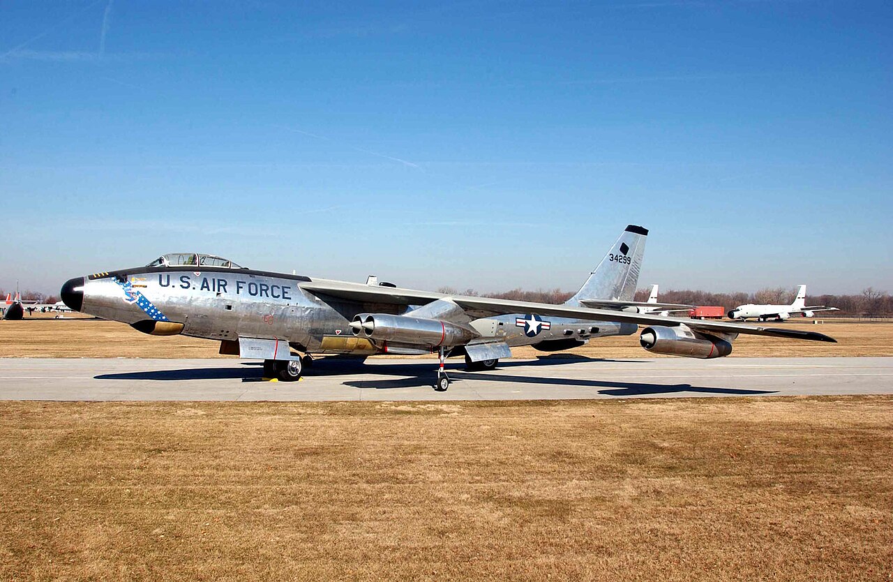 Boeing RB-47H Stratojet A Boeing RB-47H Stratojet reconnaissance aircraft, the same type shot down over the Barents Sea in 1960