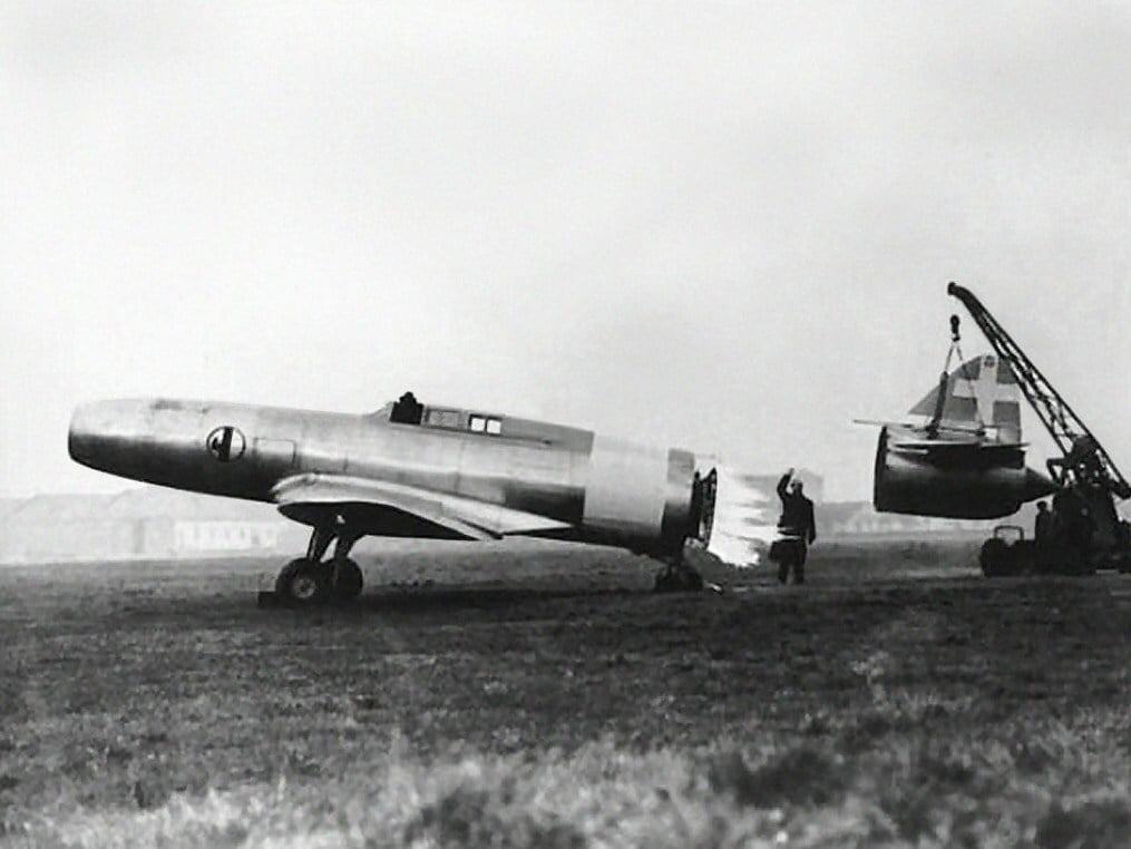 Campini Caproni ground test
