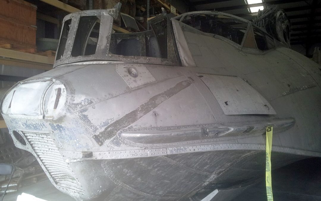 Das Flugboot Catalina erhebt sich wieder