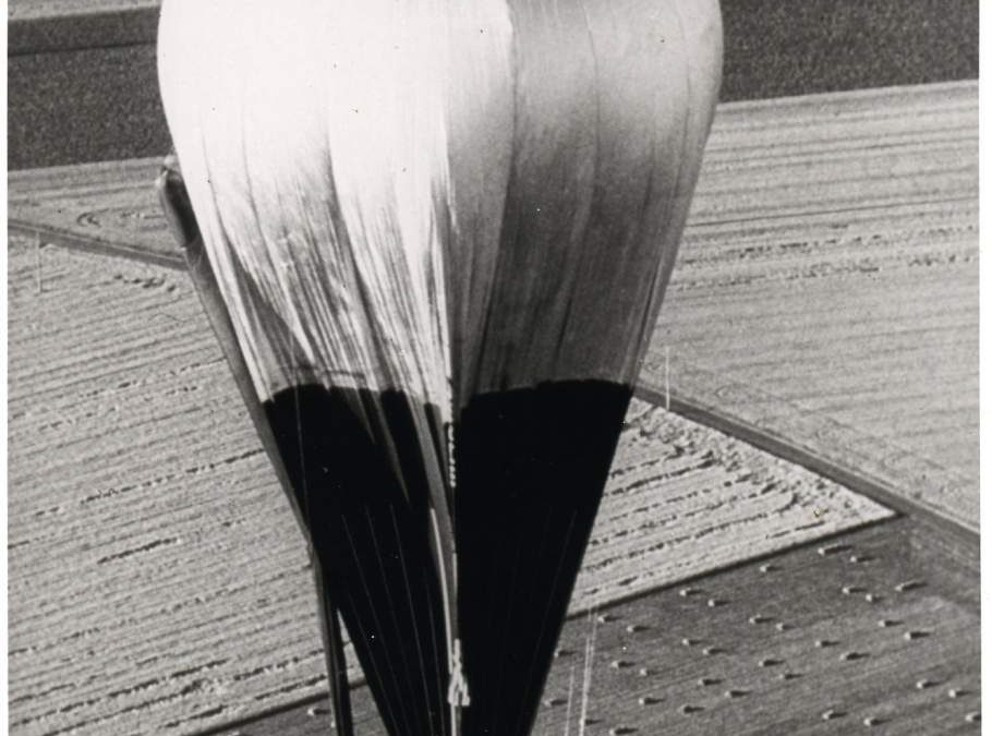 Der Ballon, der schließlich den Atlantik überquerte