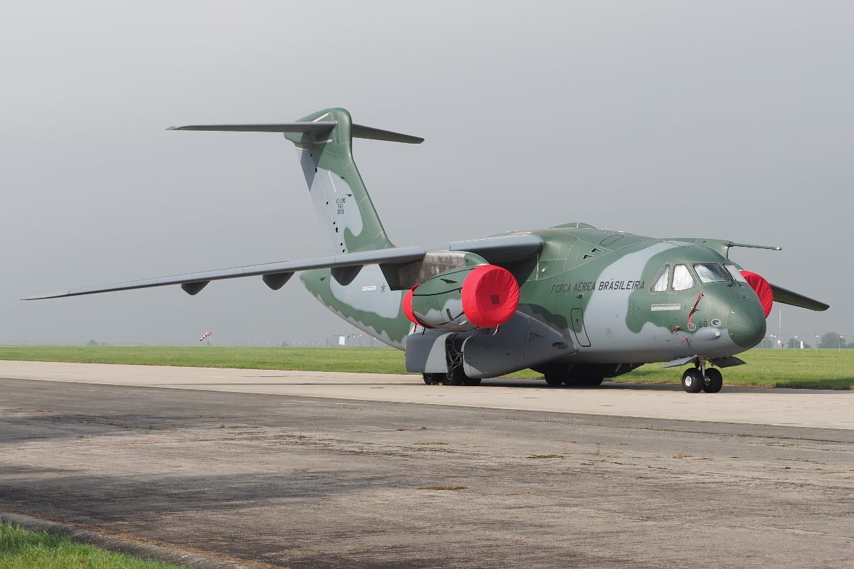 Il KC-390 Millennium dell'Aeronautica Militare Brasiliana ai NATO Days 2023