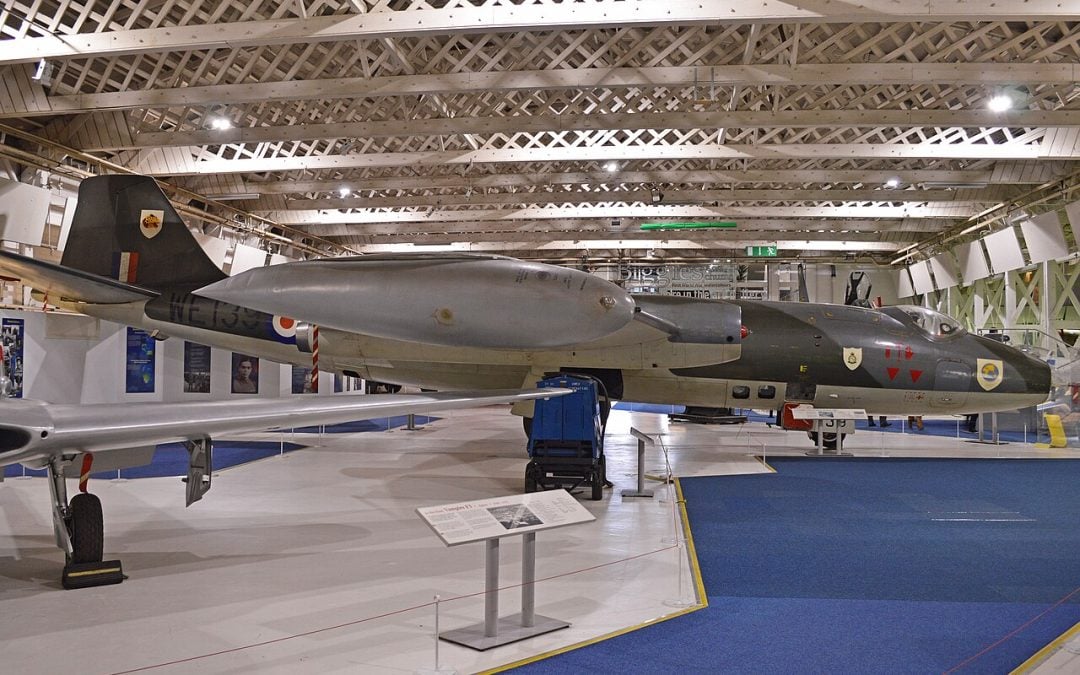 Der 1949 gebaute Düsenbomber fliegt noch heute