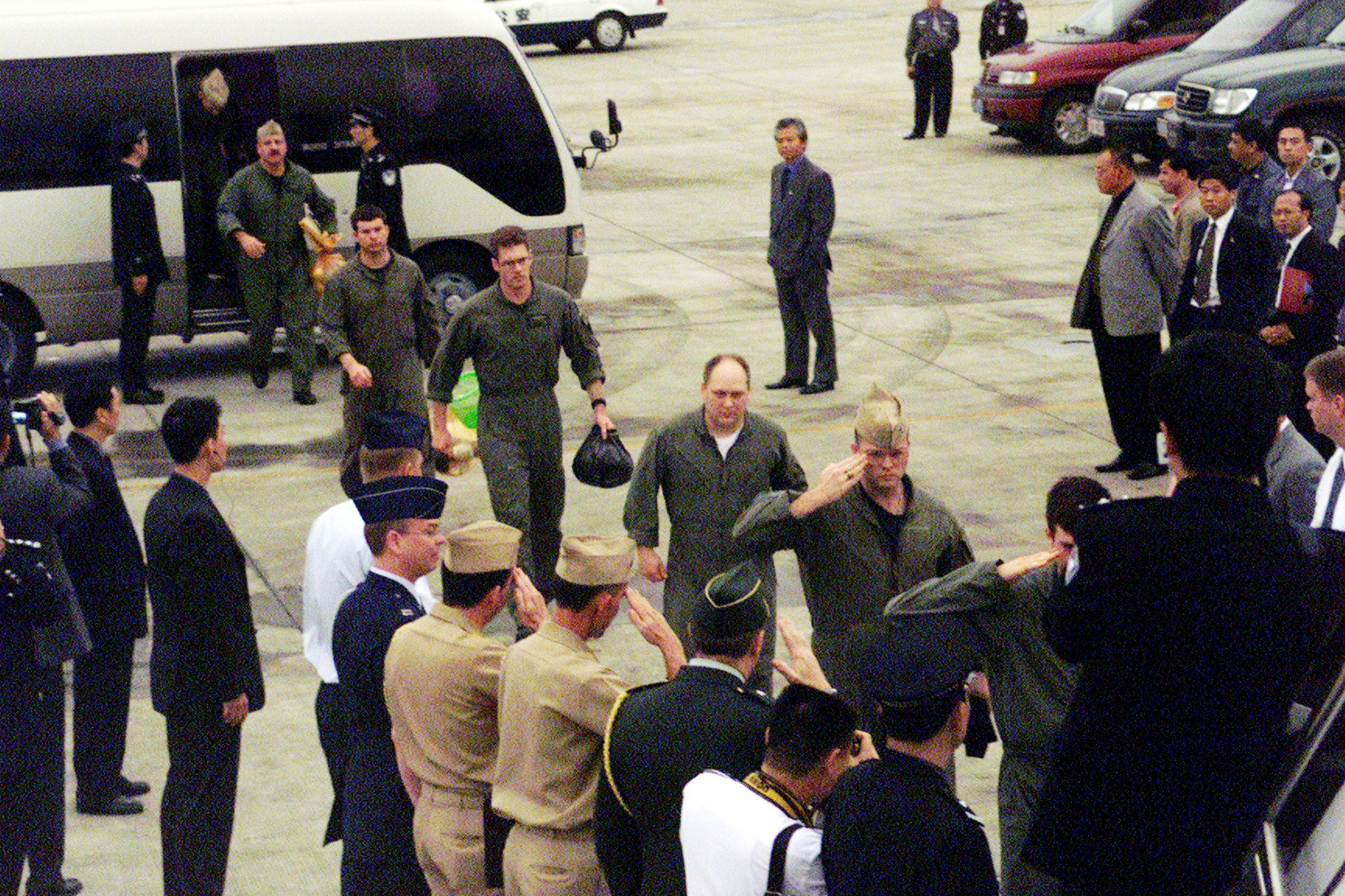 The EP-3E crew of the Hainan incident
