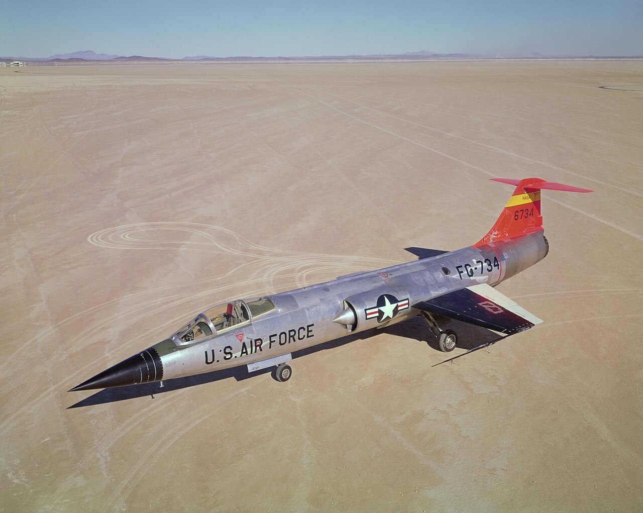 F-104 Starfighter-Verfolgungsflugzeug