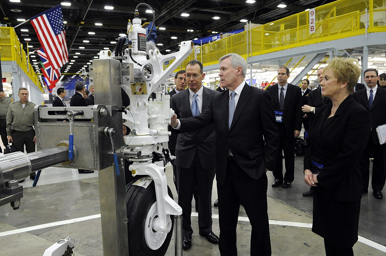 F-35 production line at Lockheed Martin Fort Worth