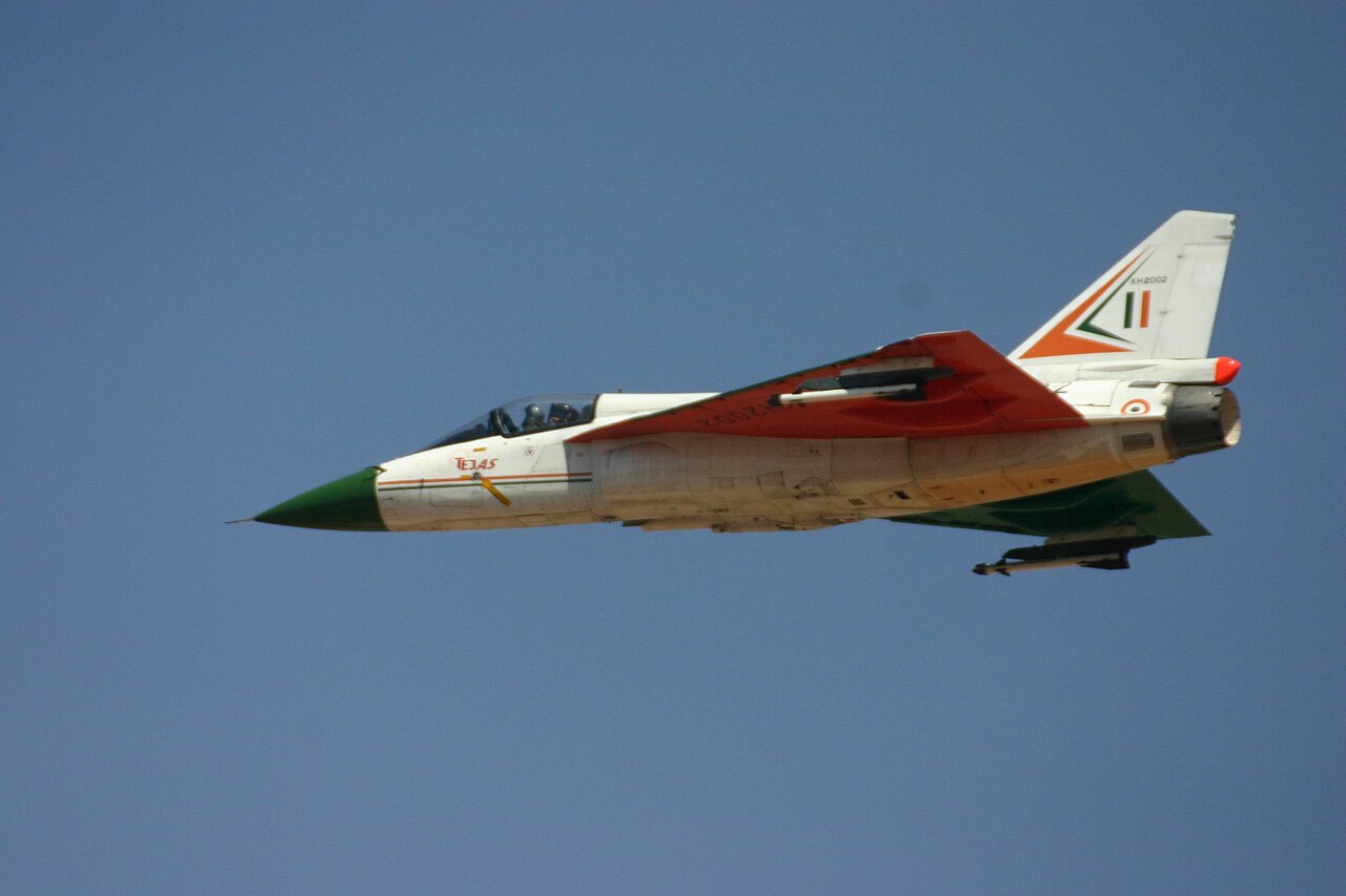 hal-tejas-indian-air-force-fighter-jet HAL Tejas light combat aircraft of the Indian Air Force