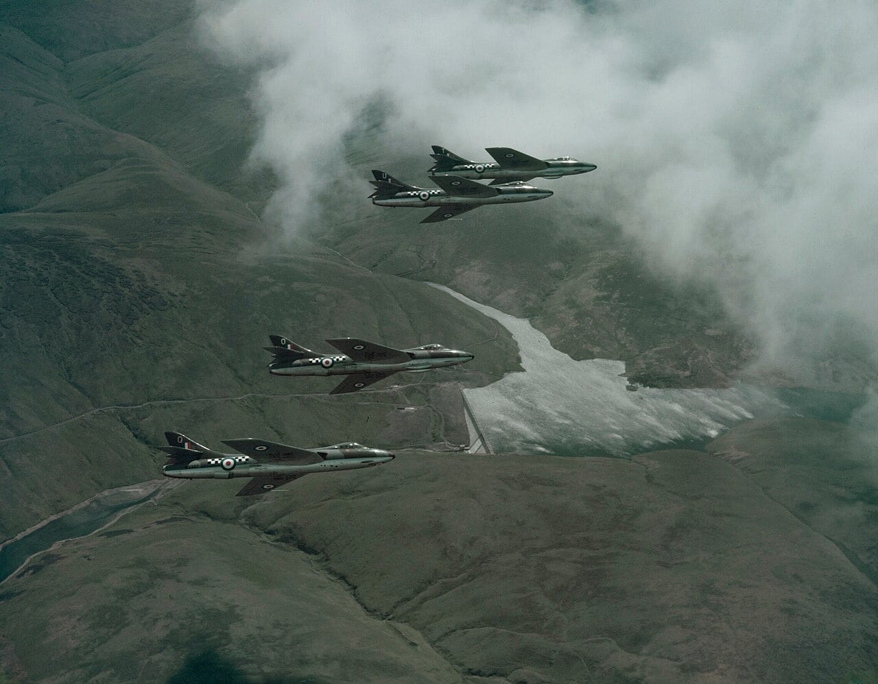 Un Hawker Hunter de la RAF