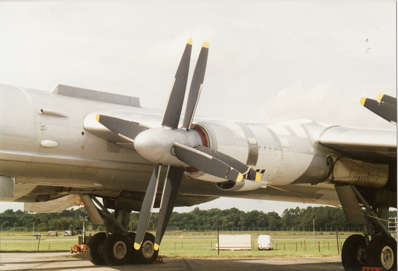 Turbohélice Kuznetsov NK-12 con hélices contrarrotatorias