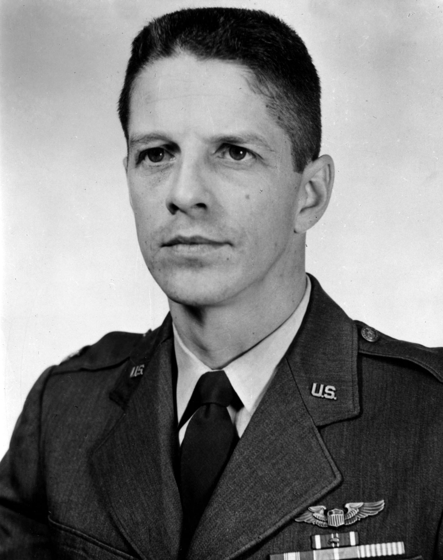 Retrato del mayor Rudolf Anderson Jr., piloto del U-2 que murió sobre Cuba en 1962.