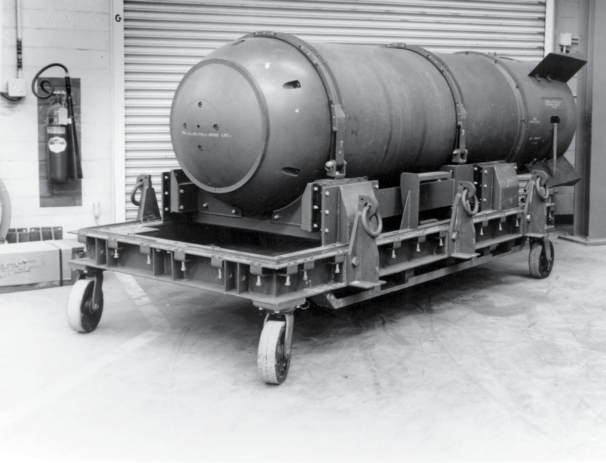 Une bombe thermonucléaire Mark 15, du même type que celle perdue au large de Tybee Island en 1958.
