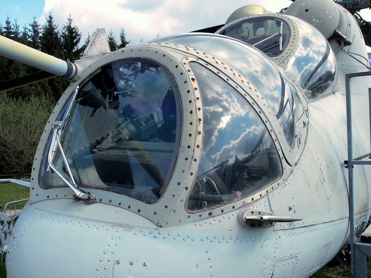 Mil Mi-24P Hind armoured nose and gunner station