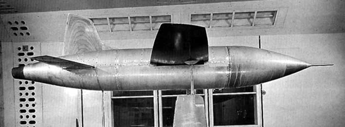Un modèle Miles M.52 construit par Vickers, utilisé pour des essais supersoniques