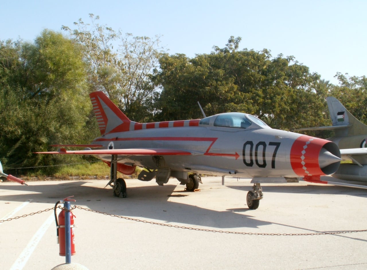 Munir Redfa MiG-21 007 im IAF Museum Hatzerim