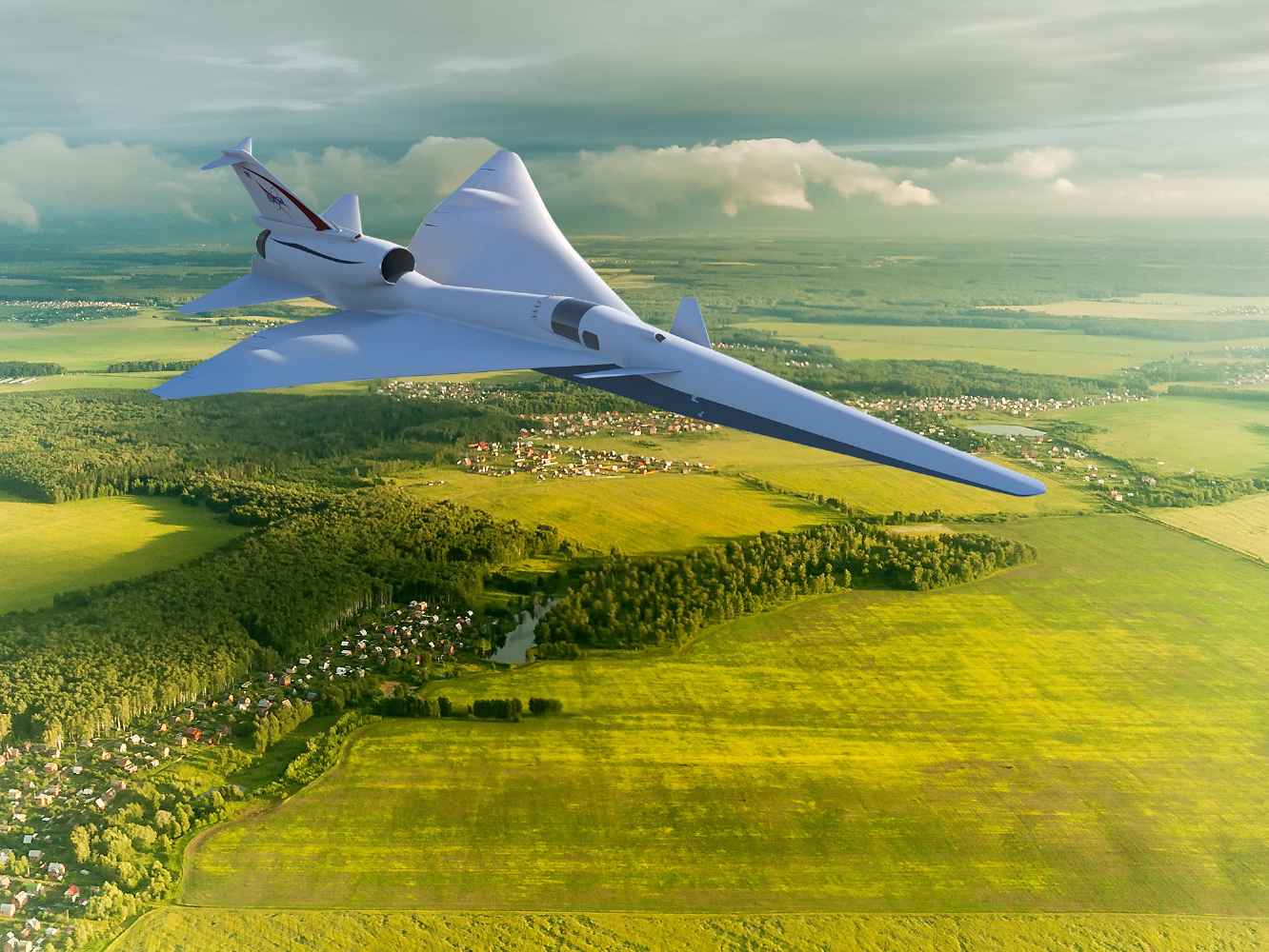 Avion supersonique silencieux X-59 QueSST de la NASA