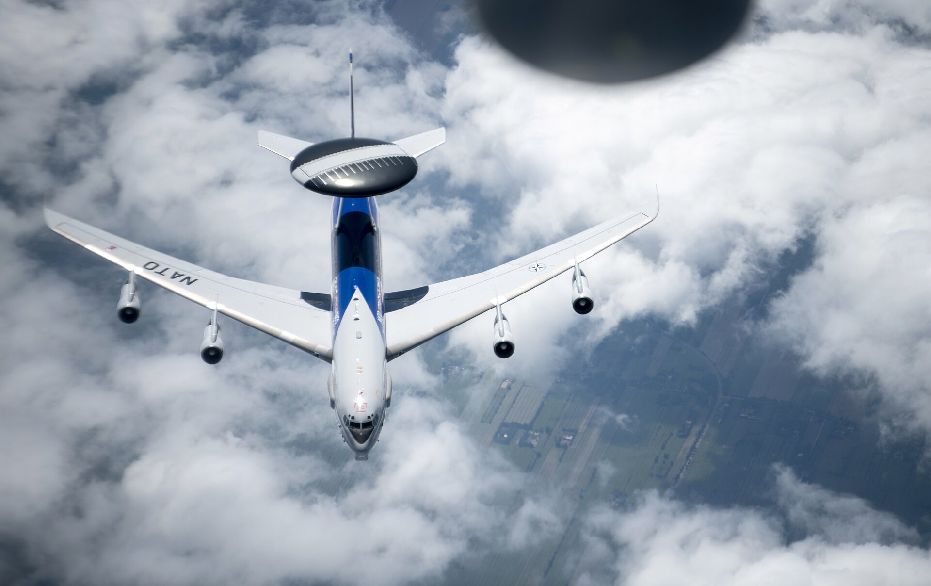 NATO E-3A Sentry AWACS refuelling