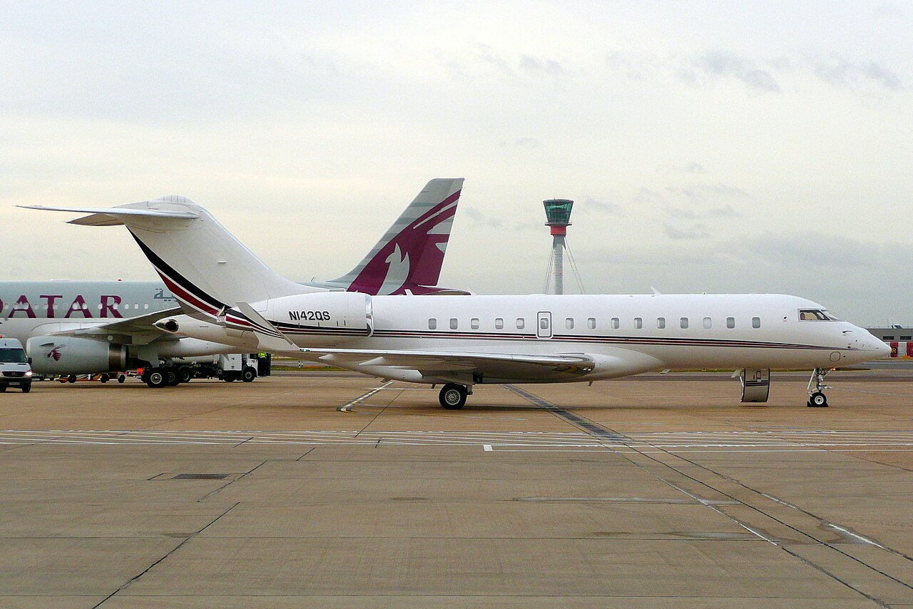 NetJets Bombardier Global business jet