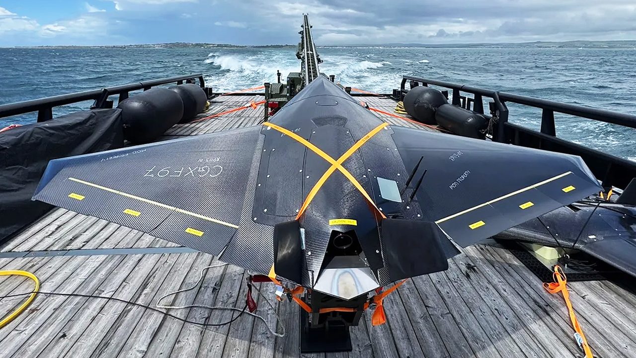 Nyan Drone Launch Xv Patrick Blackett Royal Navy