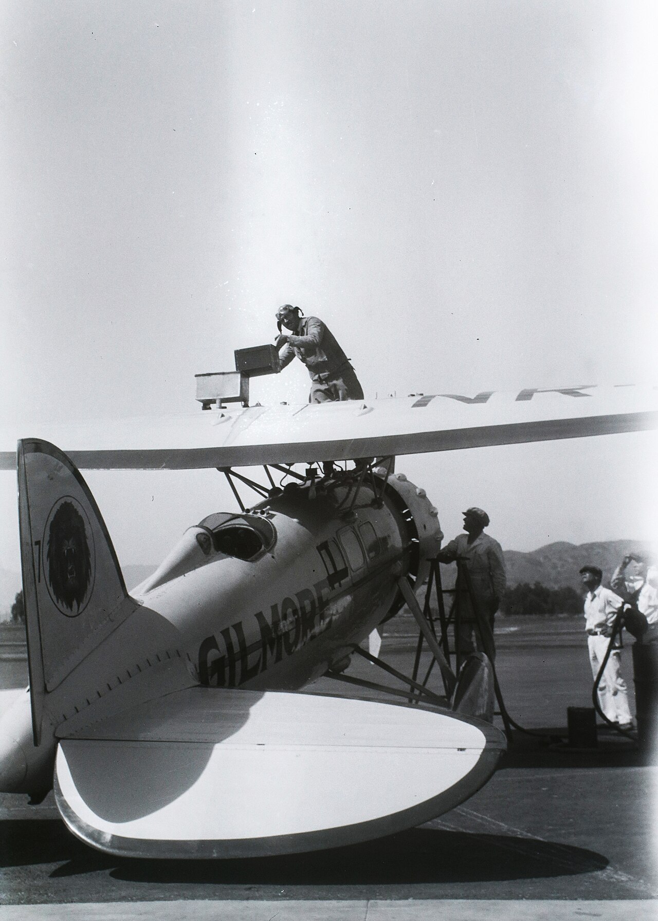 El Lockheed Air Express de Turner con la librea de Gilmore