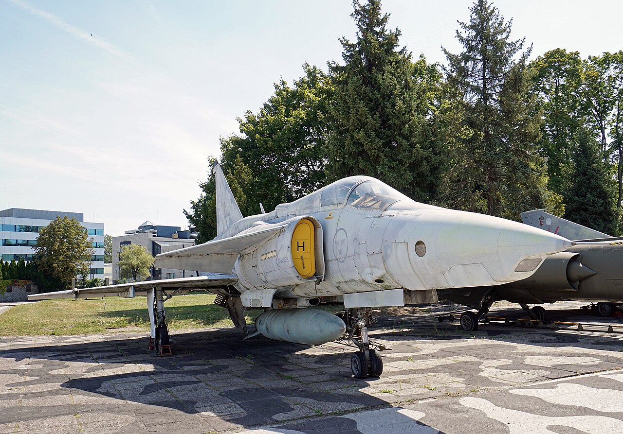 A Saab JA 37 Viggen interceptor