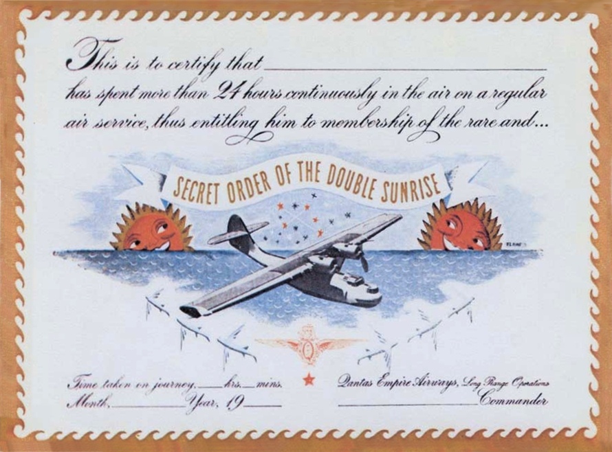 The Secret Order of the Double Sunrise certificate