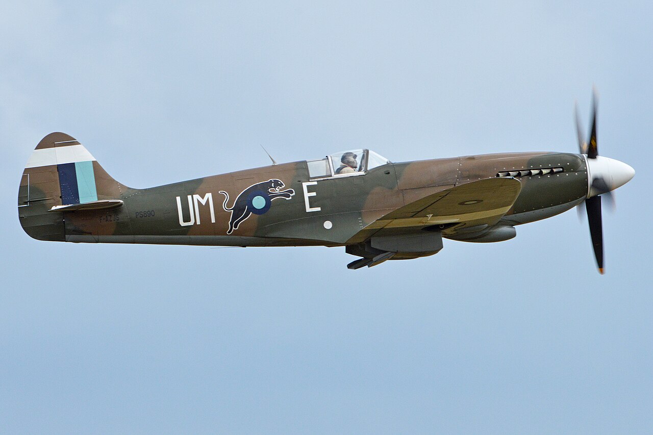 Supermarine Spitfire PR Mk XIX in flight