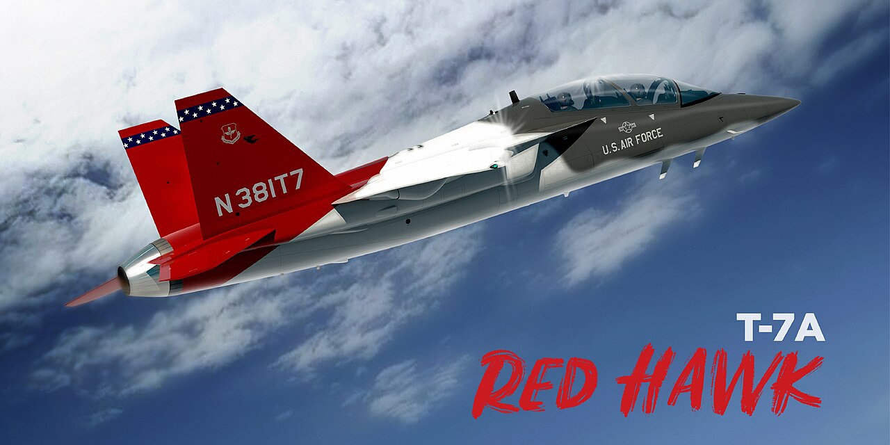 Boeing T-7A Red Hawk, addestratore a reazione avanzato per l'aeronautica militare statunitense.