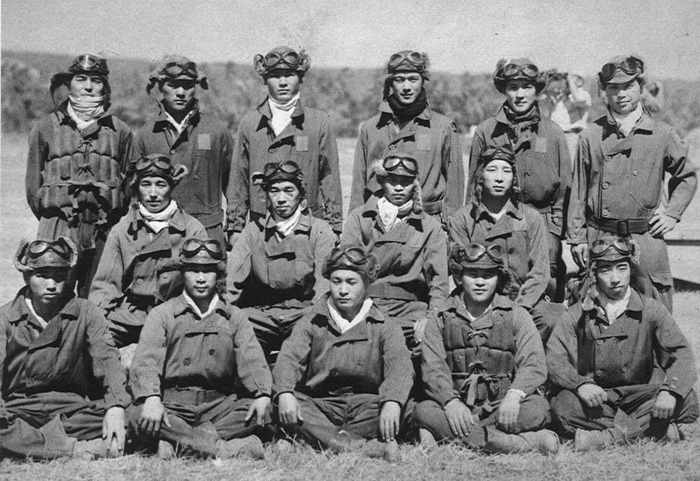 Piloti Tainan Kokutai a Lae, giugno 1942