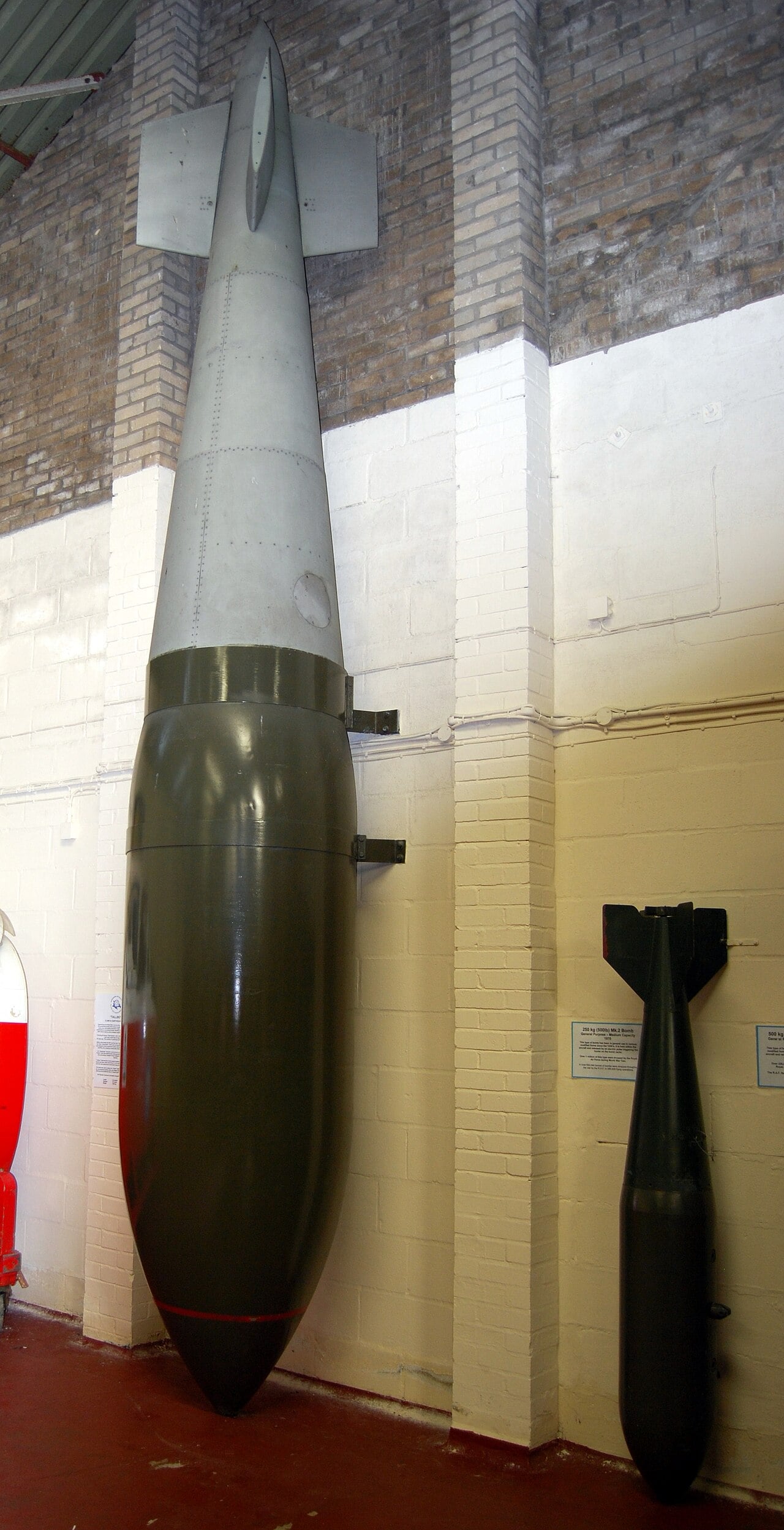 Tallboy 12,000 lb earthquake bomb on display