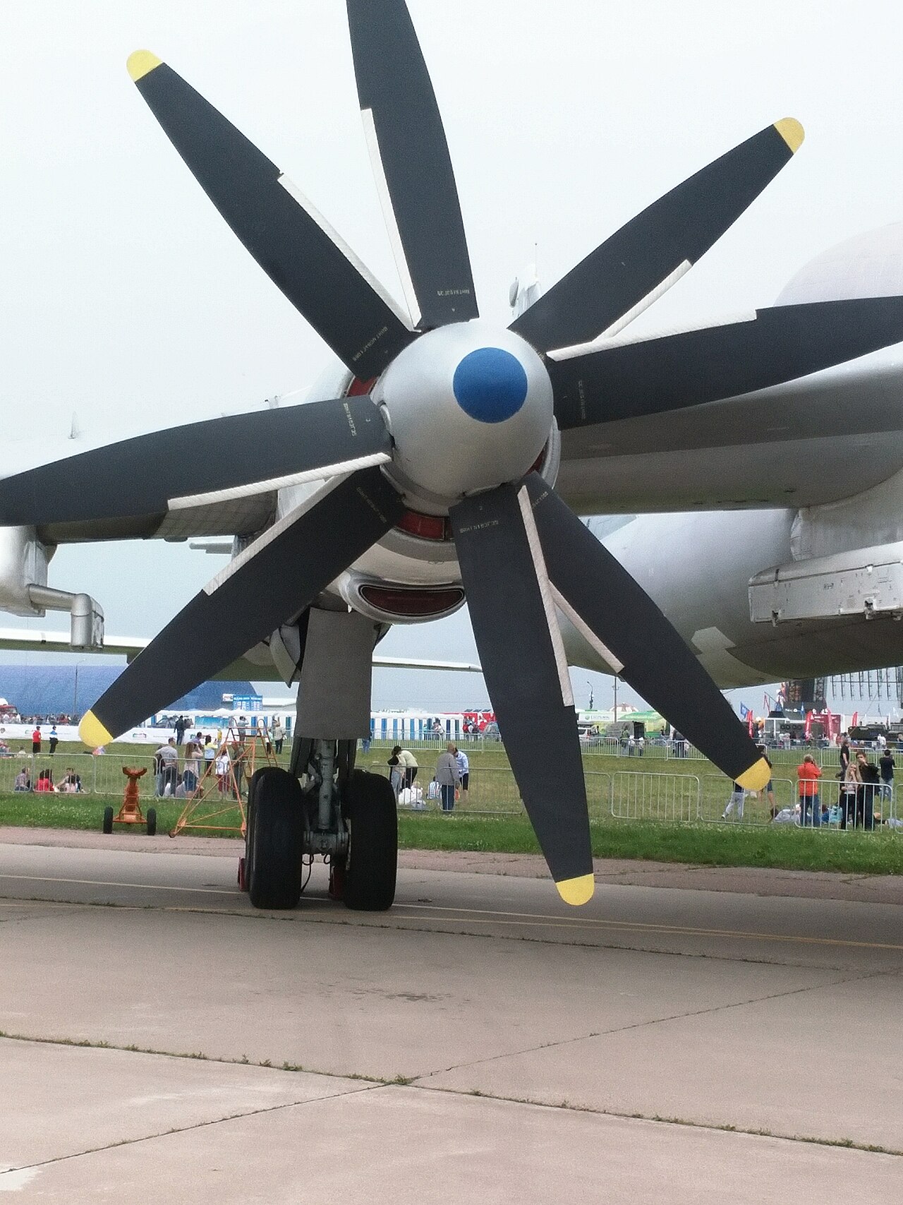 Palas de hélice del Tu-95