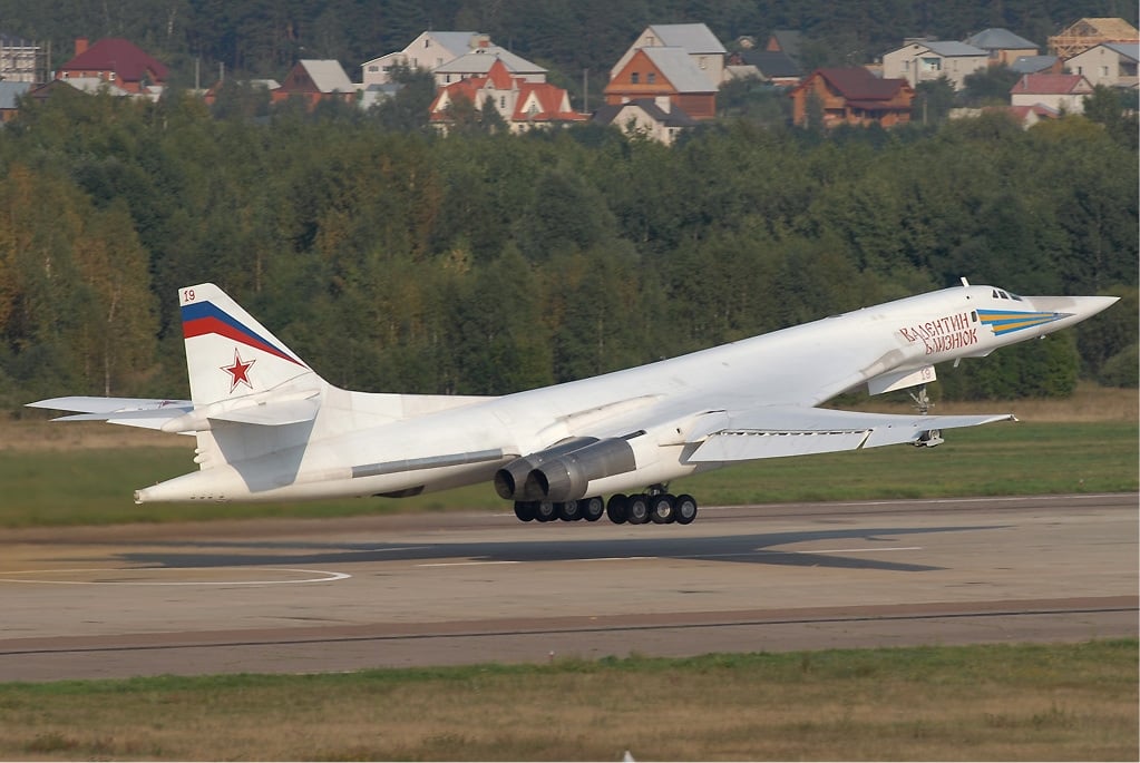 Tupolev Tu-160 in flight