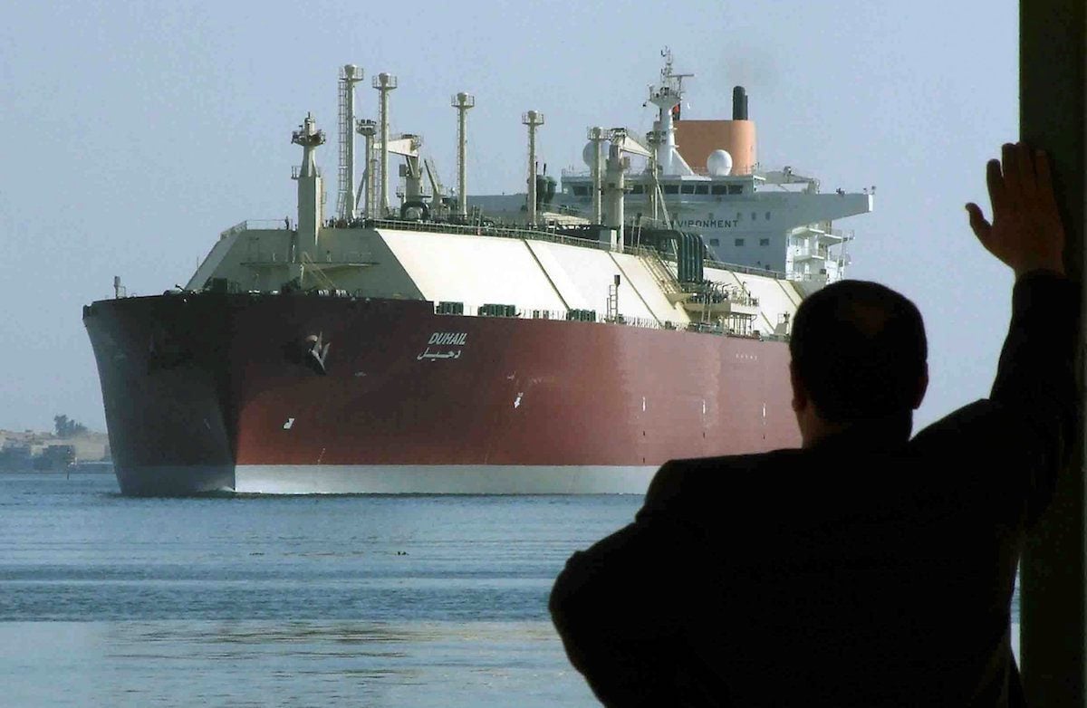 Le méthanier qatari est en route