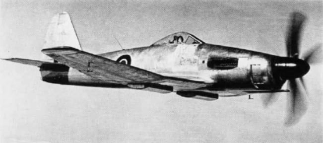 Westland Wyvern Prototyp im Flug