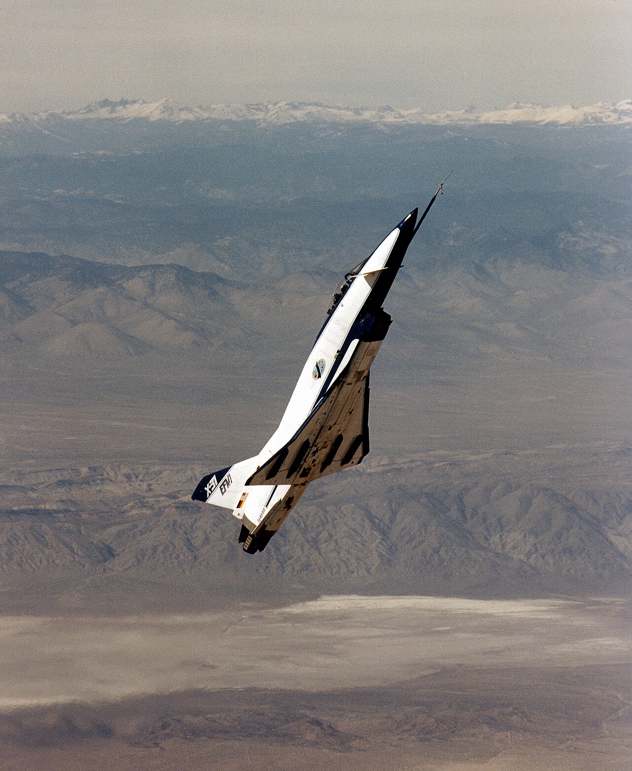 L'X-31 ad alto angolo di attacco