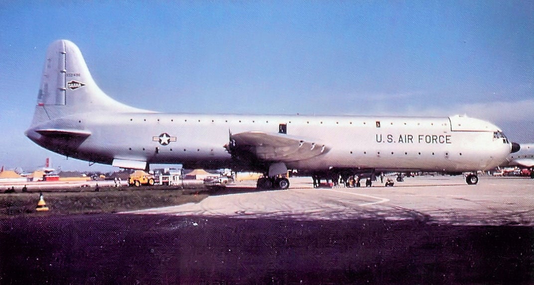 Convair XC-99 on the ground, 1954