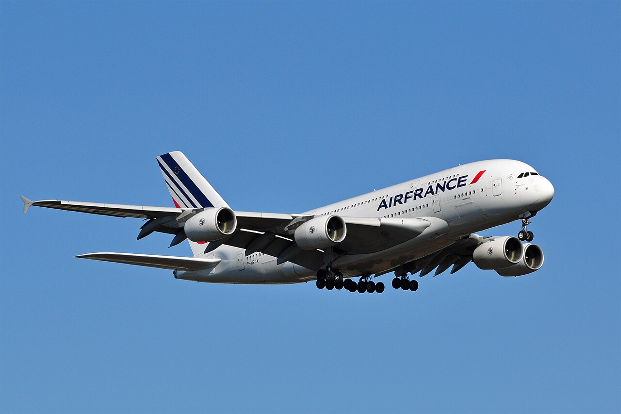 Airbus A380 double-deck airliner