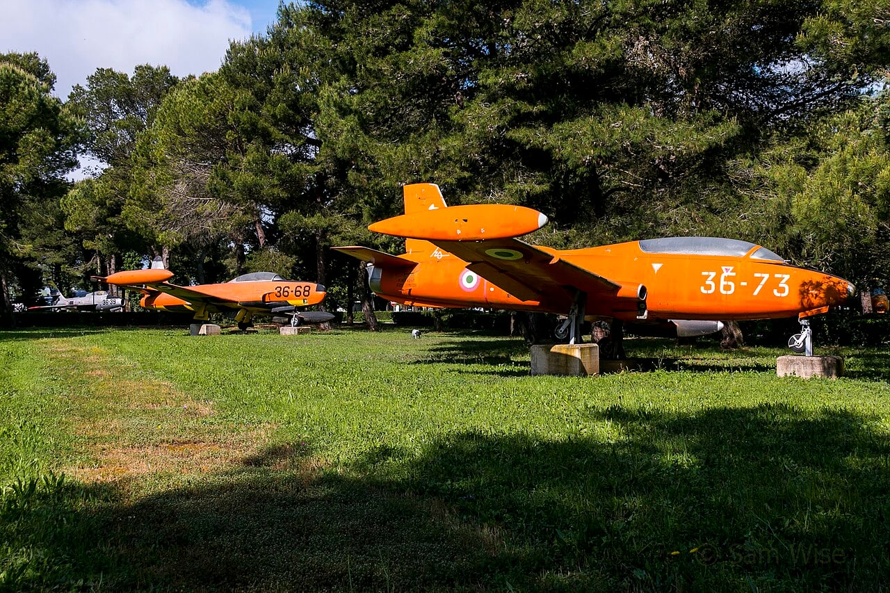 MB-326 de la Fuerza Aérea Italiana conservado