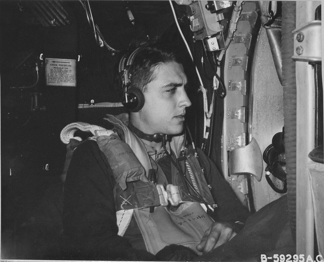 The B-29 named Eddie Allen bombing Formosa in October 1944