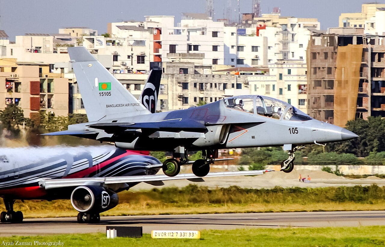 Bangladesh Air Force Yakovlev Yak-130 jet trainer