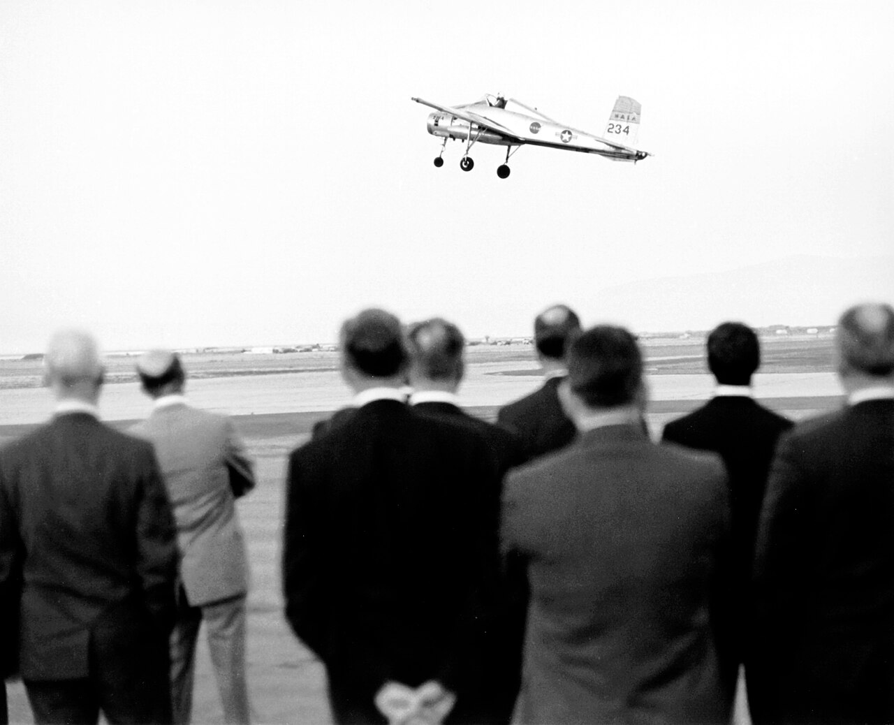 Bell X-14A vertical landing