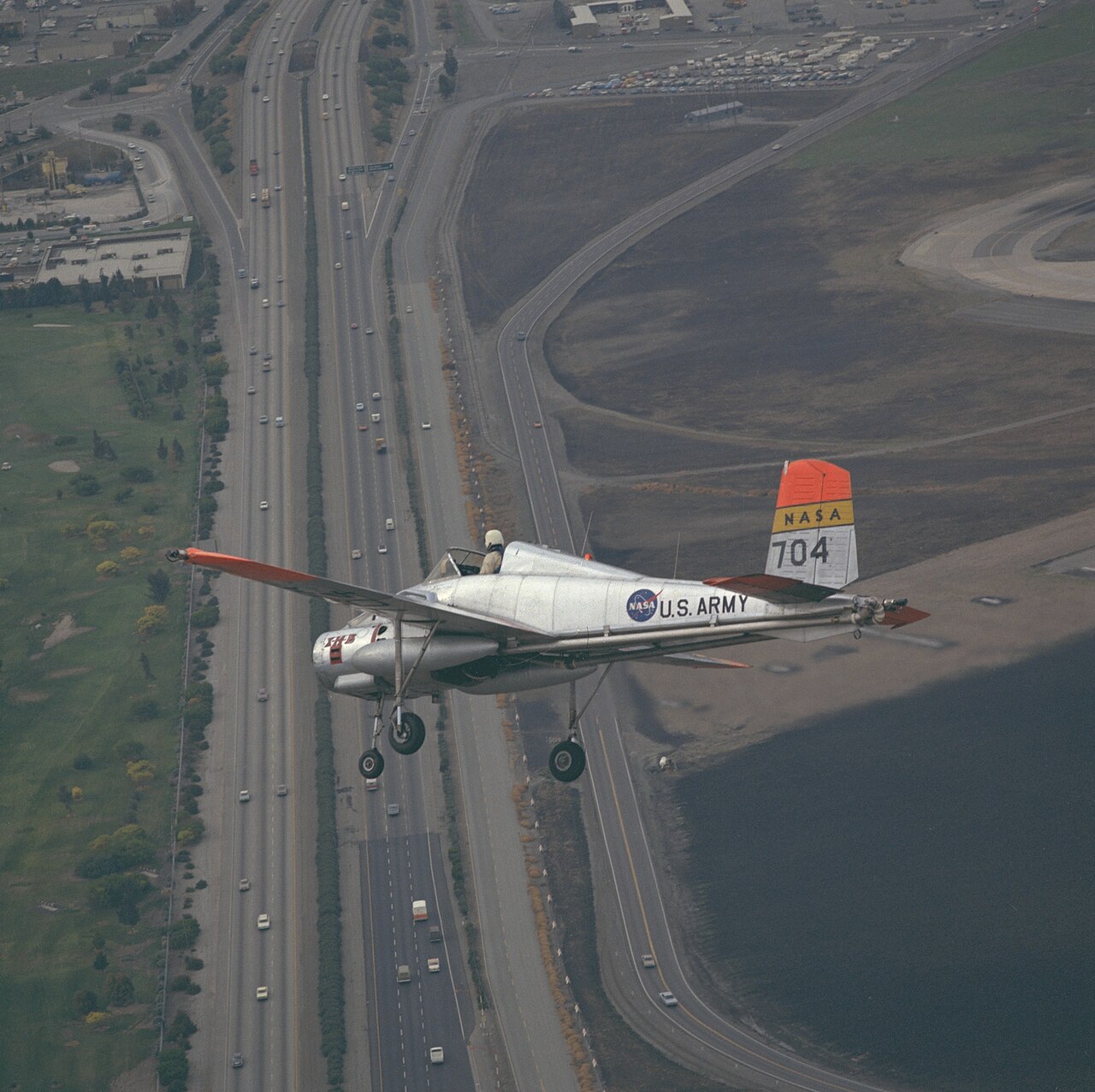 Bell X-14B VTOL The Bell X-14B on approach to Moffett Field, California